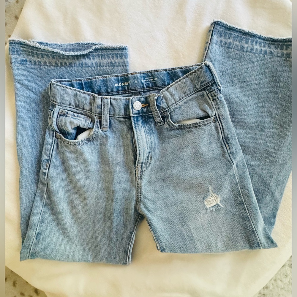 Old Navy Light Blue Girls Denim Jeans